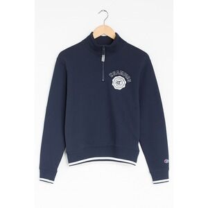 Champion Women's Navy Quarter-Zip Sweatshirt Size XS – New With Tags